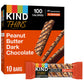 Kind Thins Peanut Butter Dark Chocolate Bars, Gluten Free, 100 Calories, 0.74 Oz Bars, 10 Count