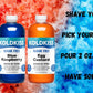 Koldkiss Sugar Free Blue Raspberry Shaved Ice, Hawaiian Shaved Ice & Snow Cone Syrup - 16 Fl Oz Pints | Perfect For Parties, Mil