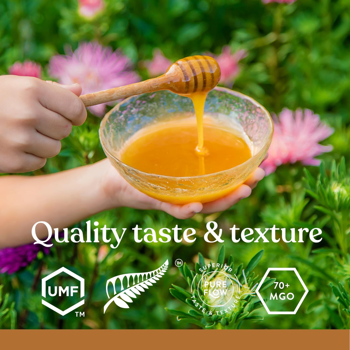 100% Pure New Zealand Honey - Mgo 70+ Monofloral Manuka Honey, 100% Pure New Zealand Raw Manuka, 17.6 Ounce (500G) (Pack Of 1)