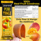 Zearaw Healthy Fruit Snacks For Adults And Kids - 30 Organic Fruit Leather With Dried Apple, Apple-Strawberry, Pear-Mango - Vega