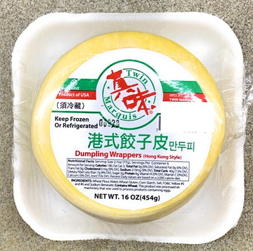 Twin Marquis Hk Dumpling Wrapper 16 Oz X 2 ????? Production Date On The Label. Shelf Life - 6 Months By Freezer And Upon Receipt