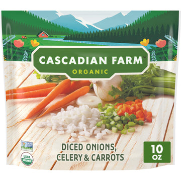 Cascadian Farm Organic Mirepoix with Diced Onions, Celery and Carrots, 10 oz.