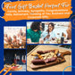 GiftWorld Beef Summer Sausage and Cheese Gift Basket, 8-item Meat and Cheese Sampler for Men, Perfect for Tailgating and Holidays