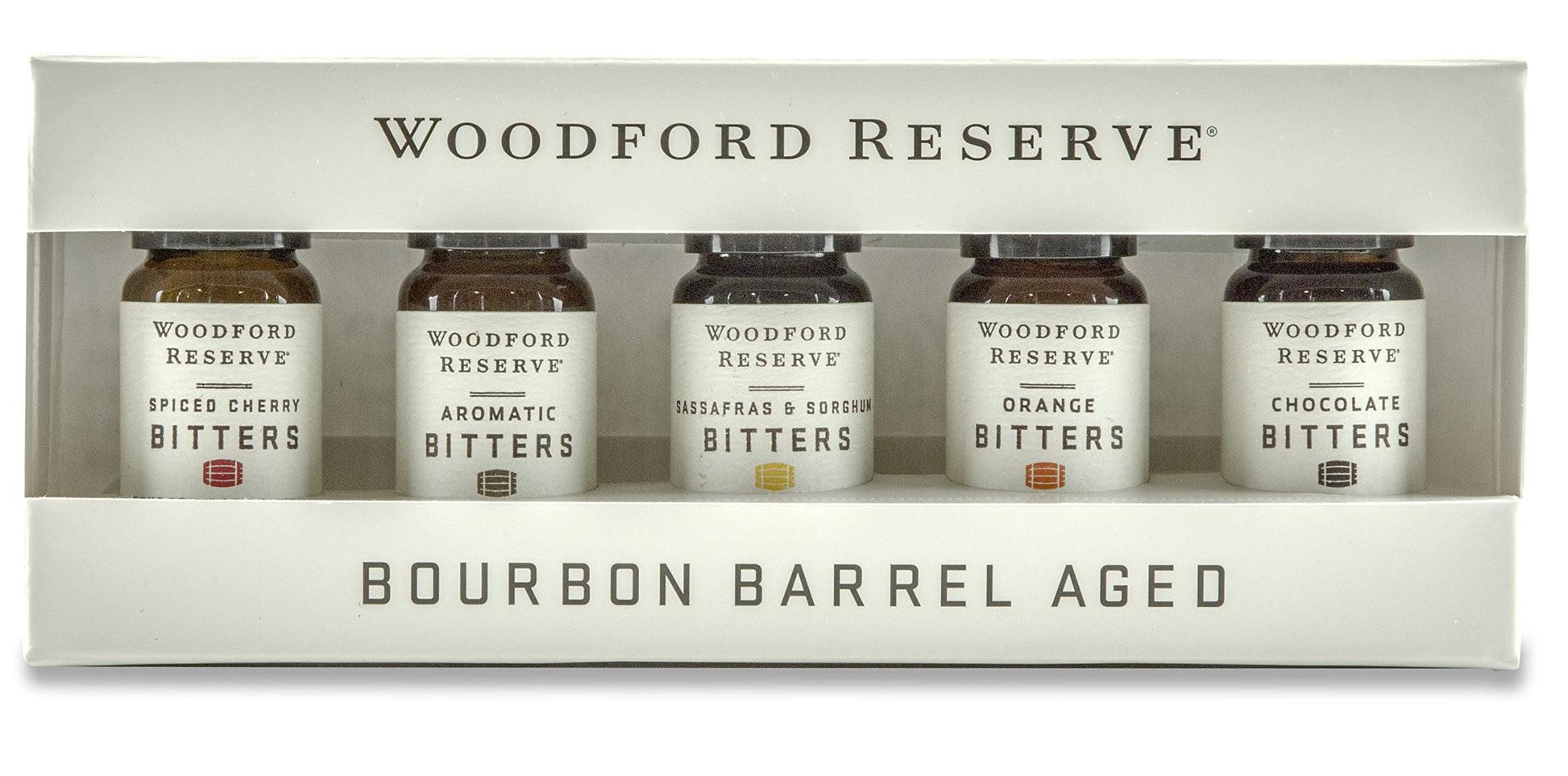 Bourbon Barrel Foods Woodford Reserve Bitters Dram Set - Five Pack (10ml each)