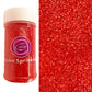 Sentovac Red Sanding Sugar for Baking Edible Sparkling Sugar Sprinkles Coarse Sugar Crystals for Baking Topping Cake Cookie Cupc
