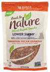 Back To Nature Lower Sugar Granola Non-Gmo Cinnamon Pecan 8 Ounce