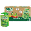 Gogo Squeez Organic Applesauce And Fruit Puree, Apple Apple, 3.2 Oz (Pack Of 12), Unsweetened Organic Fruit Snacks For Kids, Glu
