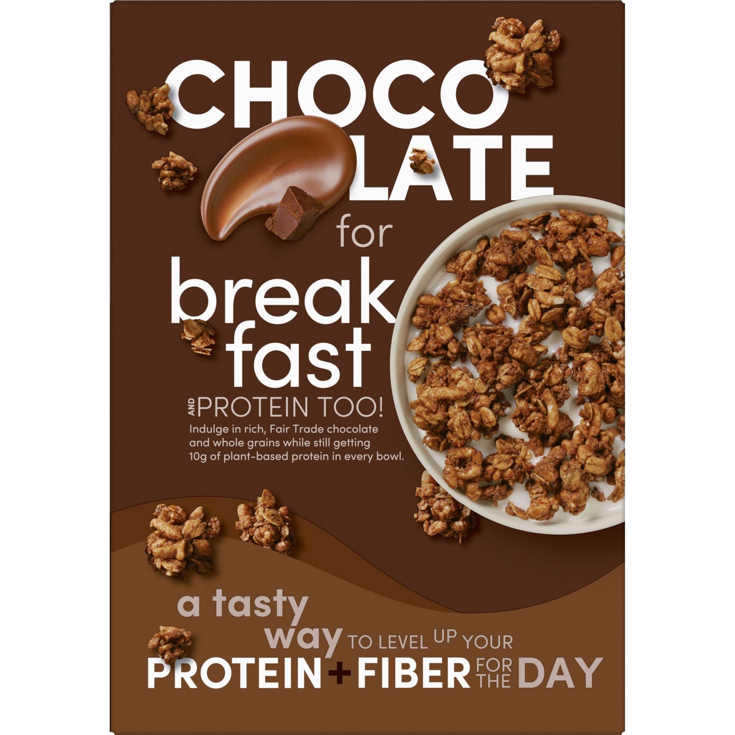 Kashi GO Protein Cereal, 10g Protein, 10g Fiber, Chocolate Crunch, 16oz Box (1 Box)