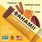 Bahamii Snack Bars, Gluten Free, Made with Dates & Nuts, Healthy Snacks, 12 Pack, Honey Cinnamon
