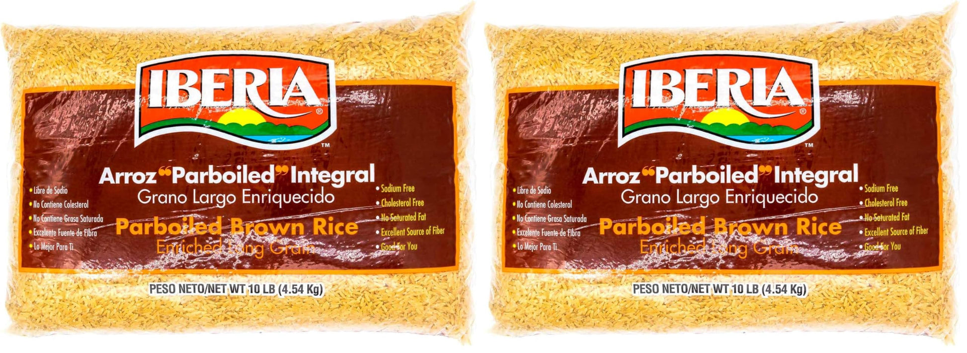 Iberia Parboiled Brown, 10 Pounds (Pack of 2)
