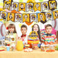 Baseball Team San-Diego Party Decorations,Birthday Party Supplies For Baseball Team San-Diego Party Supplies Includes Banner - C