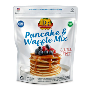 Premium Gold Gluten Free Pancake And Waffle Mix | 2Lb