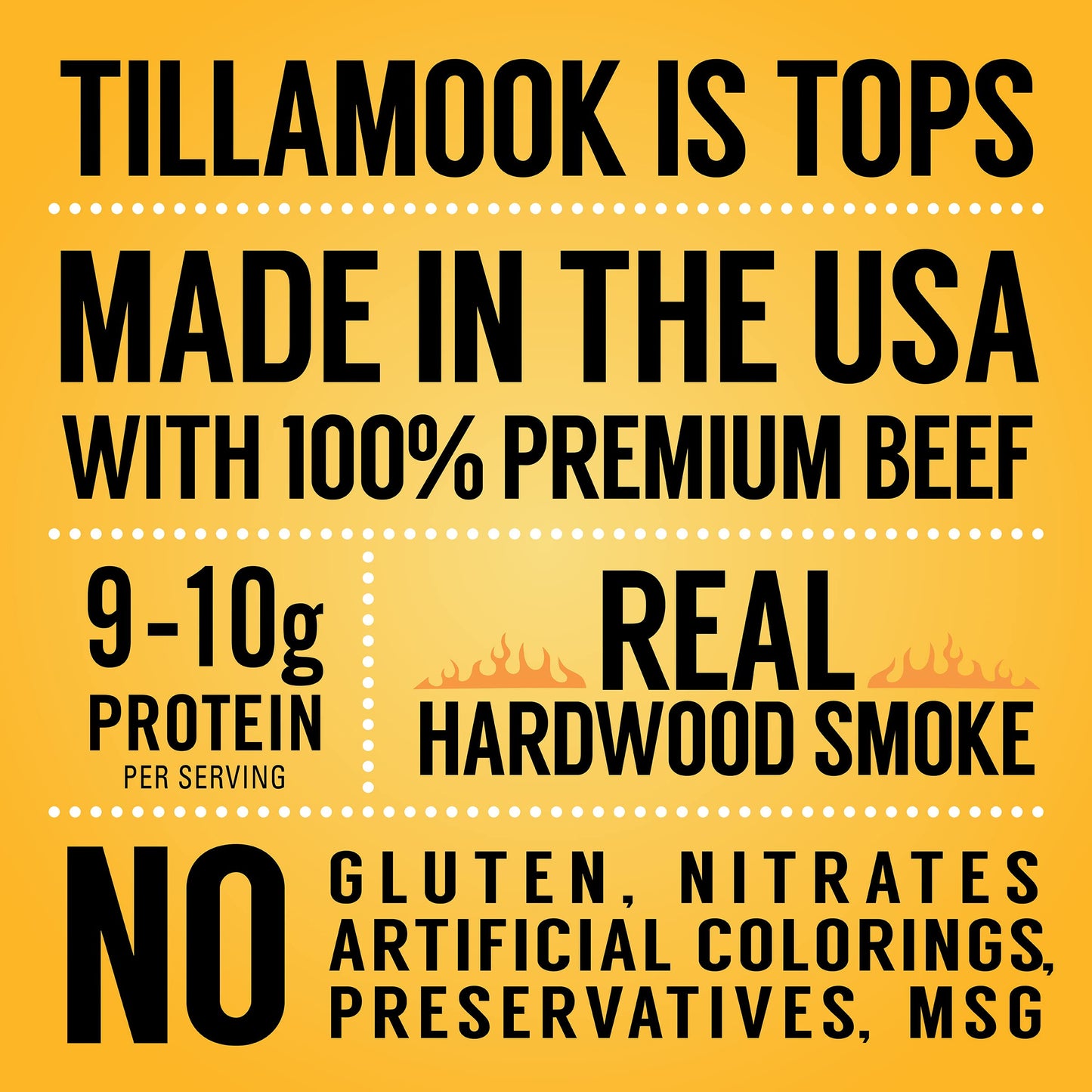 Tillamook Country Smoker Teriyaki Jerky, Real Hardwood Smoked, 13 Ounce, Pack of 1