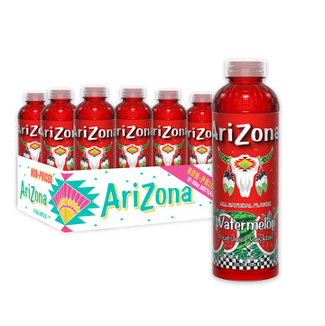 AriZona Watermelon Fruit Juice Cocktail, 20 Fl Oz (Pack of 12)