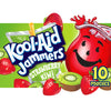 Kool-Aid Jammers Strawberry Kiwi Drink Pouches, 6 fl oz, 10 ct Box, Pink