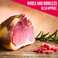 Boneless Dry-Cured Ham (Approx 16Lb) - Italian Prosciutto Aged 14 Months, Whole Ham Naturally Cured, Sweet And Delicate Flavor -