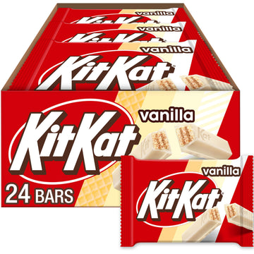 KIT KAT Vanilla Flavored Wafer Candy Bars  1.5 oz (24 Count)