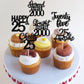 24Pcs Black Happy 25Th Birthday Cupcake Toppers Twenty Five Straight Outta 2000 Cupcake Picks Cheers To 25 Lengend Since 2000 Ca