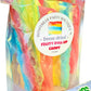 Honeybear Party Boutique Freeze Dried Fruit Roll Ups - 5 Rolls - Tropical Tye Dye & Strawberry - Red and Rainbow Color