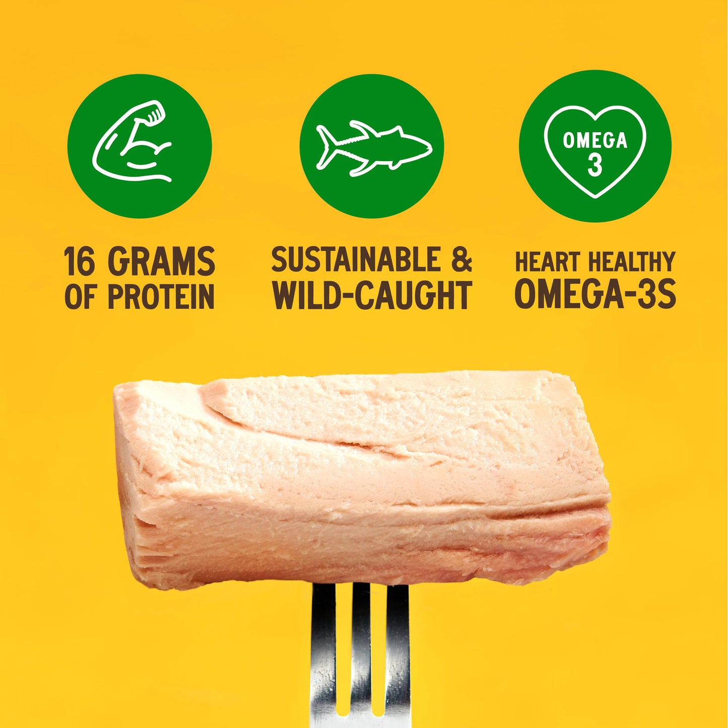 SEASON Yellowfin Tuna Fillets in Olive Oil, Wild Caught, 16g Protein, 6.7 Oz (Pack of 6)