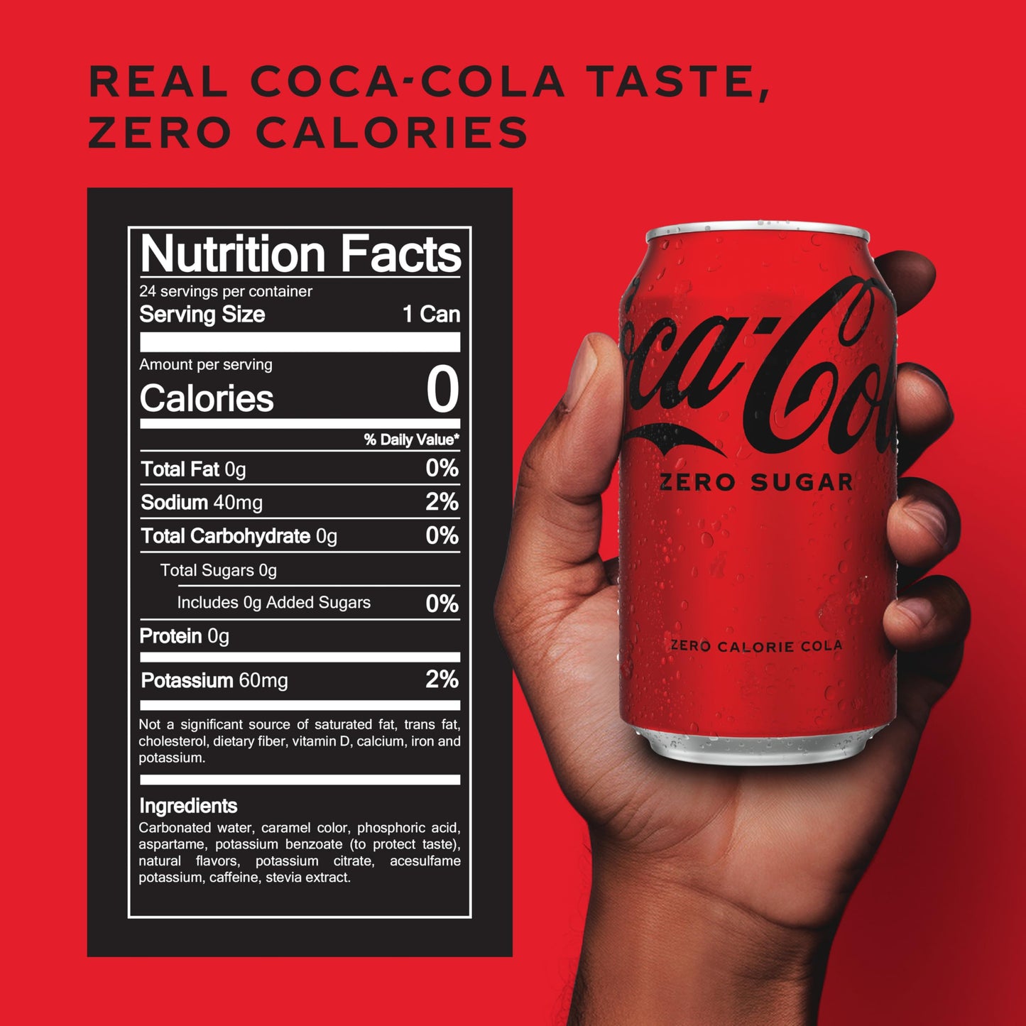 Coke Zero Sugar Cola Soda, 12 Oz, 24 Pack (Package May Vary)