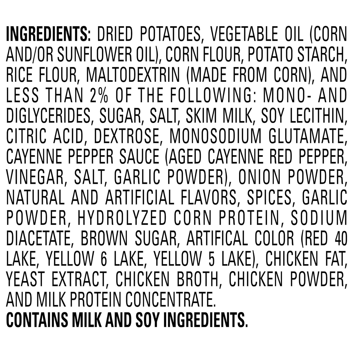 Lays Stax Potato Crisps Chips, Buffalo Ranch, Gluten Free, 5.5 Oz Canister Pack