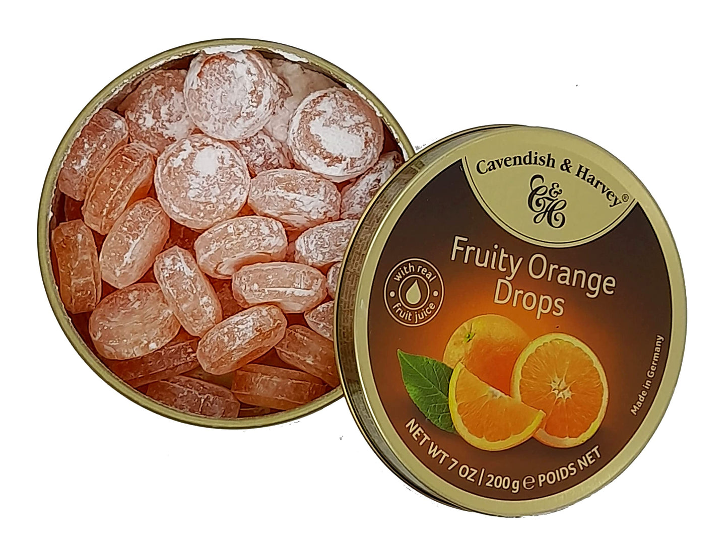 Cavendish & Harvey Drops Orange, 200G