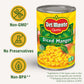 Del Monte Diced Mango in Extra Light Syrup, 15 oz Can, Pack of 12, Yellow