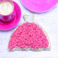 Edible Accents Pink Sequins - Confectionery Accents, Gluten Free, Egg Free, Nuts Free, Kosher, Fancy Sprinkles Medley Mix, For B