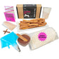 Global Grub DIY Churro Kit - Homemade Churro Kit Includes Churro Mix, Cinnamon Sugar, Chocolate Dipping Mix, Churro Piping Set, 