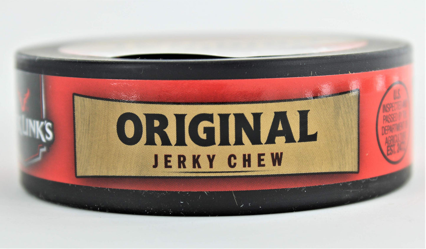 Jack Links 2.89 - Jerky Chew - Original Flavor 0.32-Oz. Tins Pack Of 12