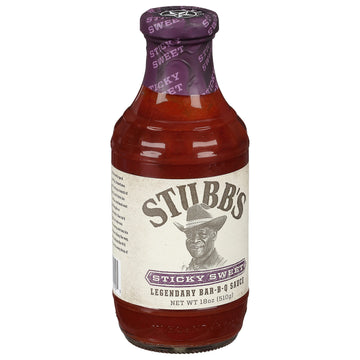 Stubb'S Sticky Sweet Bbq Sauce, 18 Oz (Pack Of 4)