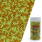 Edible Light Green & Gold Pearl Sugar Sprinkles Candy 4mm Mini Pearls Cake Decorations Cupcake Toppers Cookie Decorating Perfect