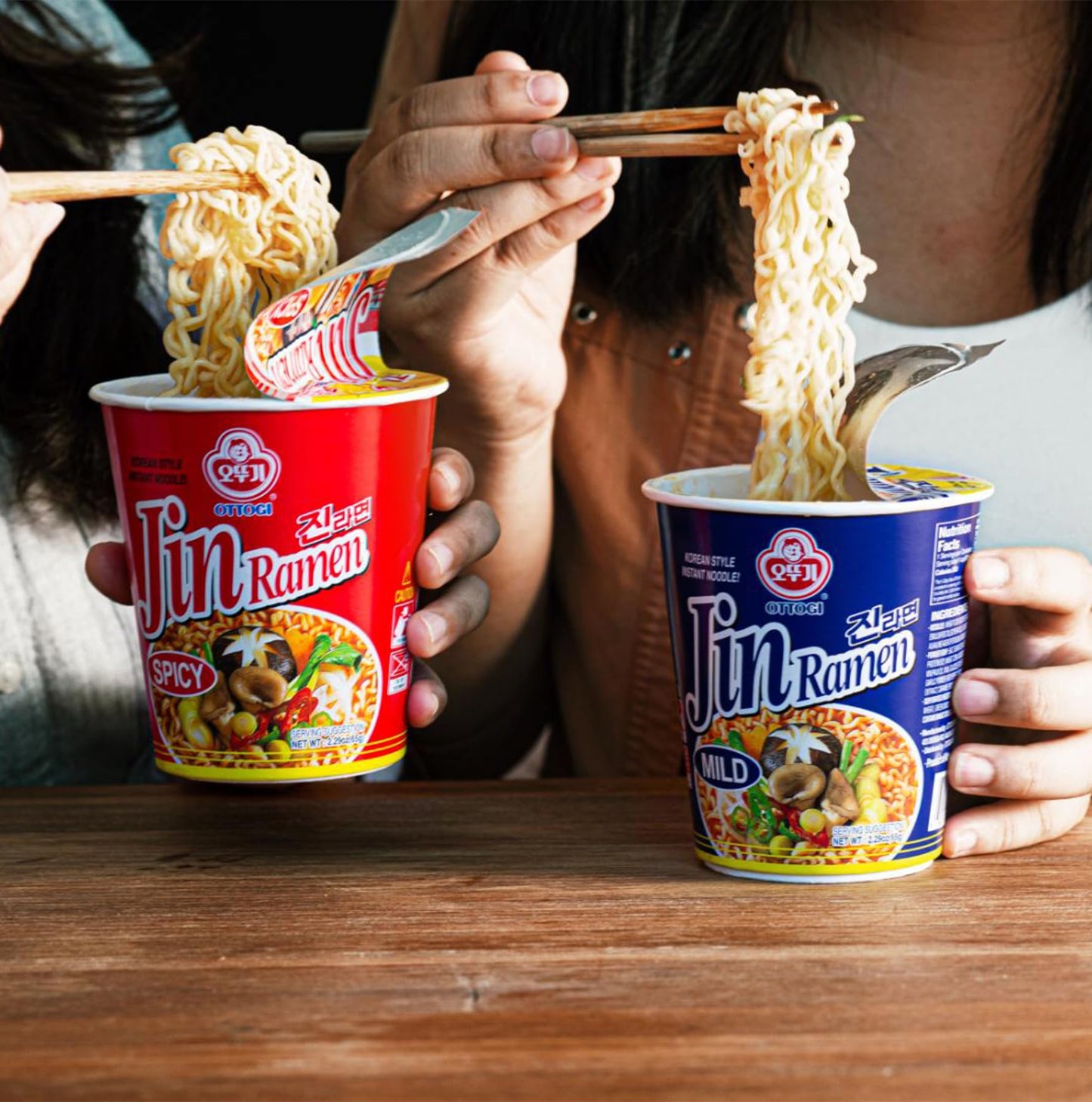 [Ottogi] Jin Ramen Mild, Korean Style Instant Cup Noodle, (65G) -6 Pack