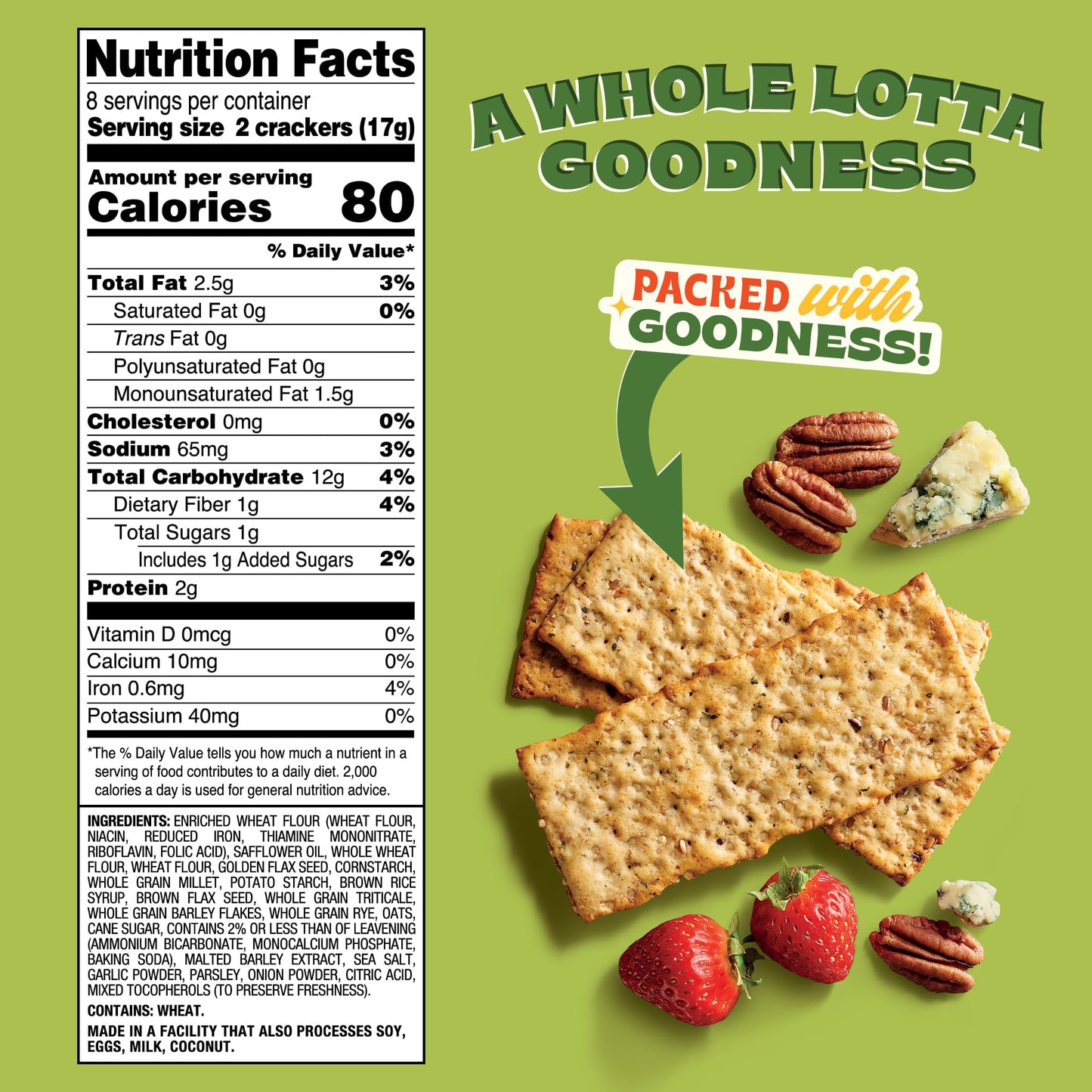 Back to Nature Multigrain Flatbread  ers, Non-GMO, Plant-Based, 5oz Box