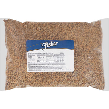 Fisher Sunflower Kernels, Roasted, No Salt, 5-Pound Package