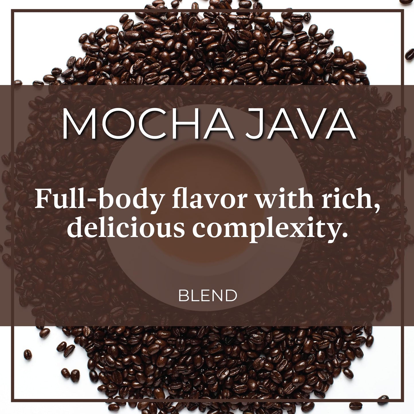 The Bean Organic Coffee Company Mocha Java, Medium Roast, Ground Coffee, 16-Ounce Bag,Café Molido Tostado Organico