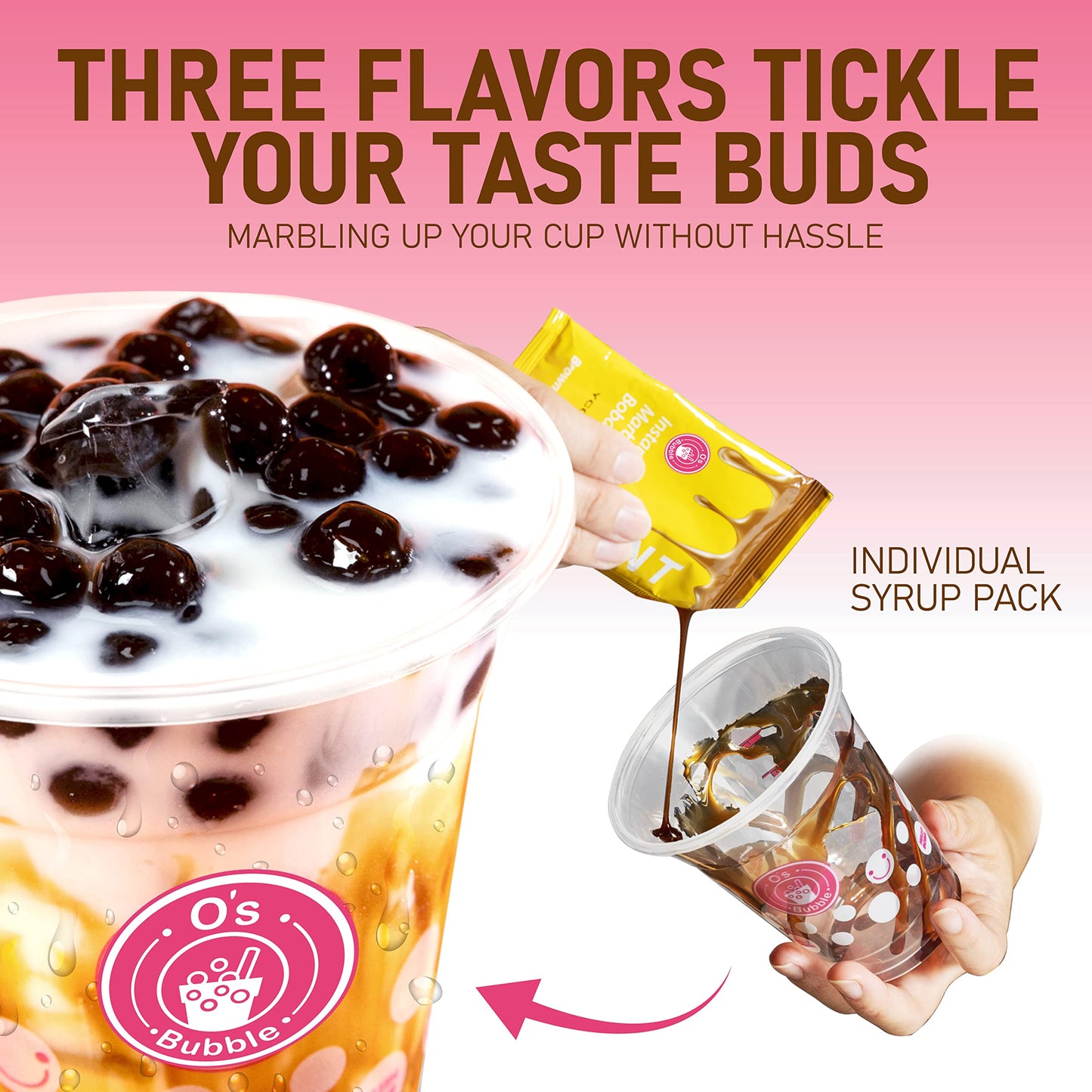 O'S Bubble Boba Tea Kit - Bubble Tea Kit - All In One Boba Kit For Boba Tea Lovers - Boba Party Kit For Boba Drinks - Boba Kit F