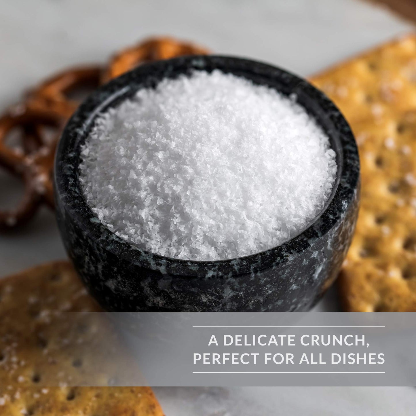 SaltWorks Artisan Salt Pacific Blue Kosher Flake Sea Salt, 2.5 Ounce, White, Zip-Top Pouch