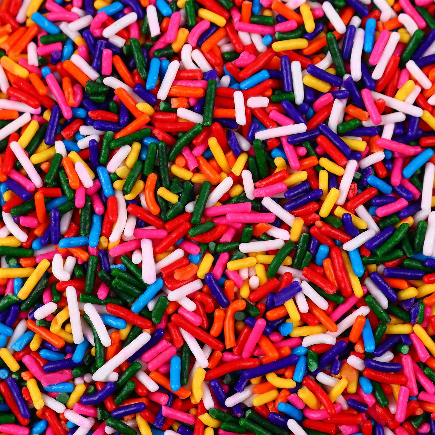 Rainbow Sprinkles For Cake Decorating, Rainbow Jimmies Sprinkles, 3.52Oz Edible Sprinkles For Cupcake Toppers Ice Cream Cookie B
