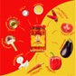 Tuttocalabria Hot Spread Sauce, Miscela Esplosiva, 10 Oz (285G), Minced Calabrian Chili & Giardiniera Vegetables