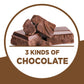 Krusteaz Triple Chocolate Chunk Cookie Mix, Bakery Style, 15.5 Oz (Pack of 12) - Indulge in 3 Kinds of Chocolate Delight!