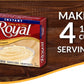Royal Instant Pudding Dessert Mix, Banana Cream, Fat Free (12 - 1.85 Ounce Boxes) (Pack Of 12)