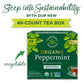 Traditional Medicinals Tea, Organic Peppermint, Soothes Your Belly, Refreshing & Minty, 48 Tea Bags