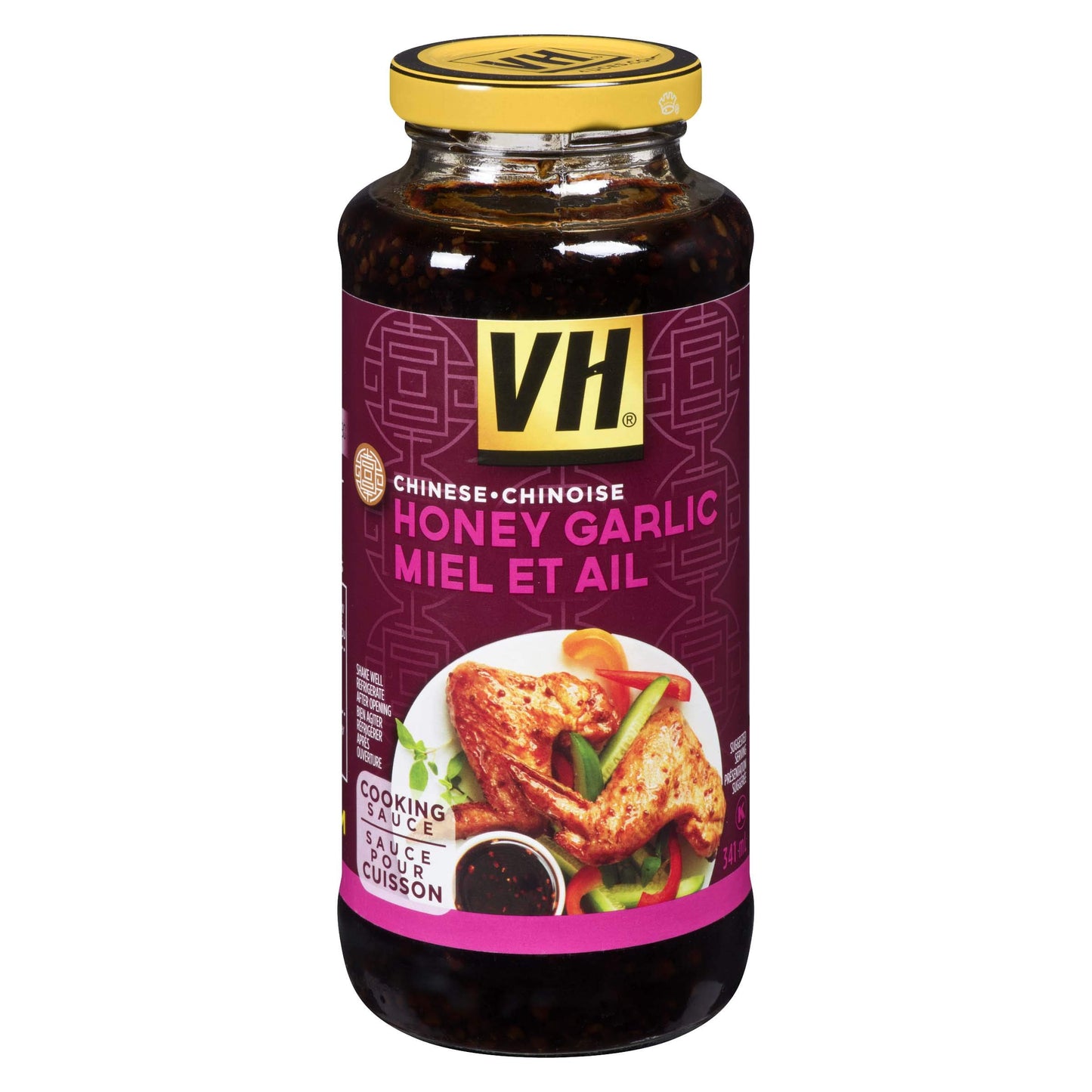 VH Honey Garlic Cooking Sauce, 341ml/11.5oz/jar, (Imported from Canada)