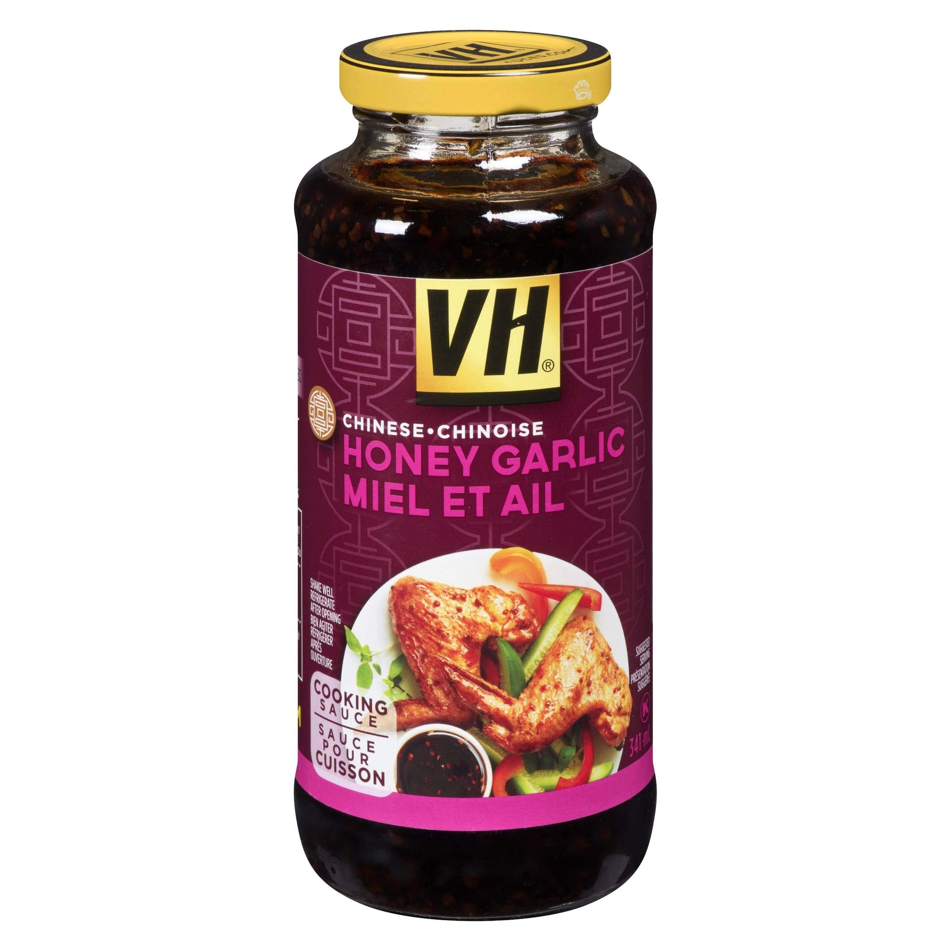 VH Honey Garlic Cooking Sauce, 341ml/11.5oz/jar, (Imported from Canada)