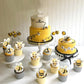 60 Pcs Edible Bumble Bee Cupcake Toppers Edible Honey Bee Cupcake Picks Waper Paper Oh Babee Cupcake Decorations For Bee Theme B