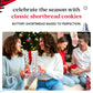 David’S Cookies Shortbread Cookies In Happy Holidays Gift Tin – Festive Holiday Cookie Sampler Gift Box For Christmas & Family Gatherings – Mini Scottish Butter And Chocolate Chip Shortbread