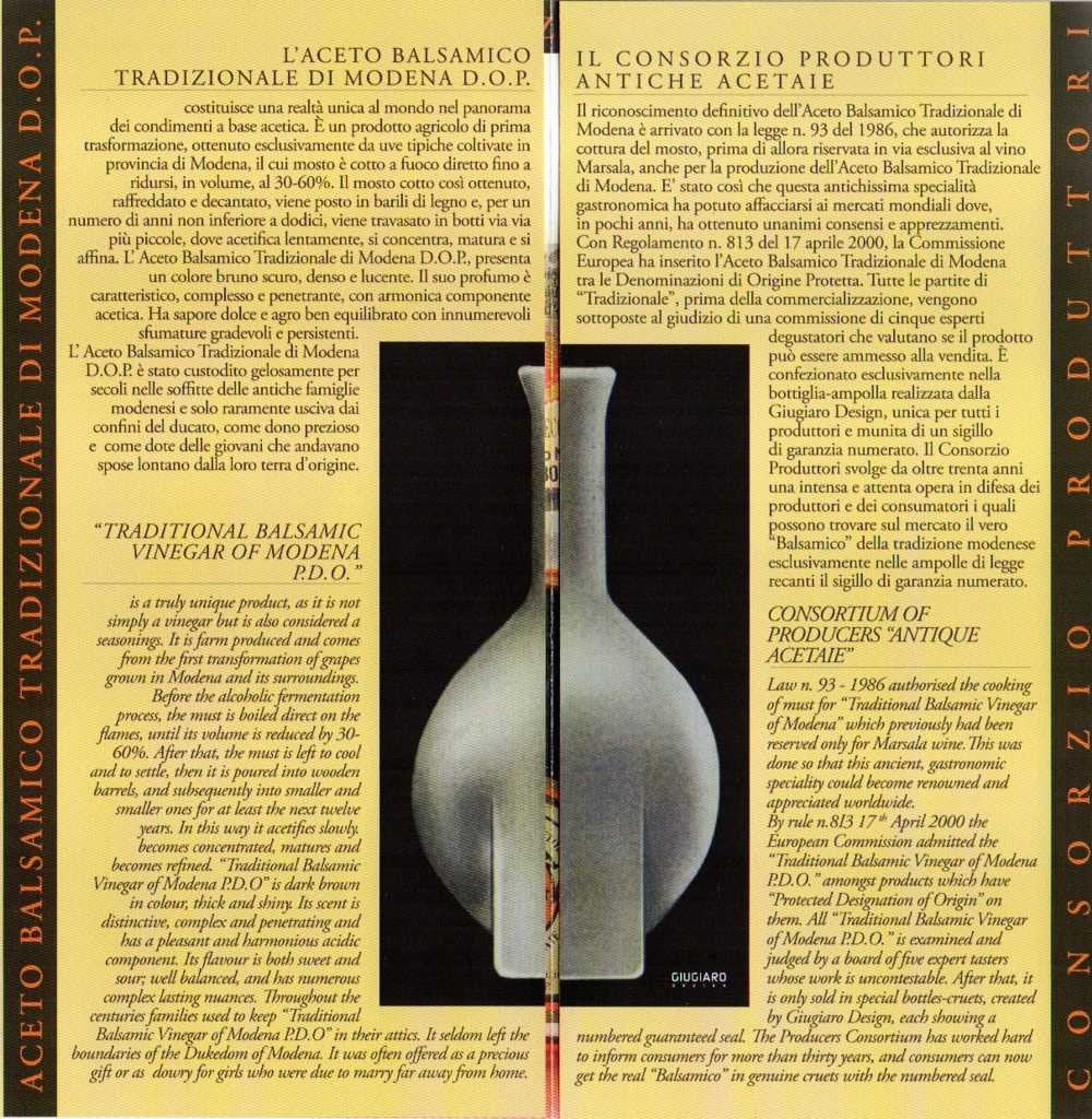 Acetaia Malpighi Traditional Balsamic Vinegar of Modena PDO, 12 Years Old, 3.4 oz with Tic Doser & Recipe Book