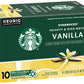 Starbucks Flavored Coffee K-Cup Pods, Vanilla Flavored Coffee, Made Without Artificial Flavors, Keurig Genuine K-Cup Pods, 10 Ct